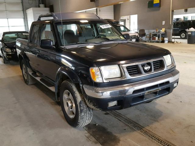 1N6ED27Y8YC376356 - 2000 NISSAN FRONTIER C BLACK photo 1