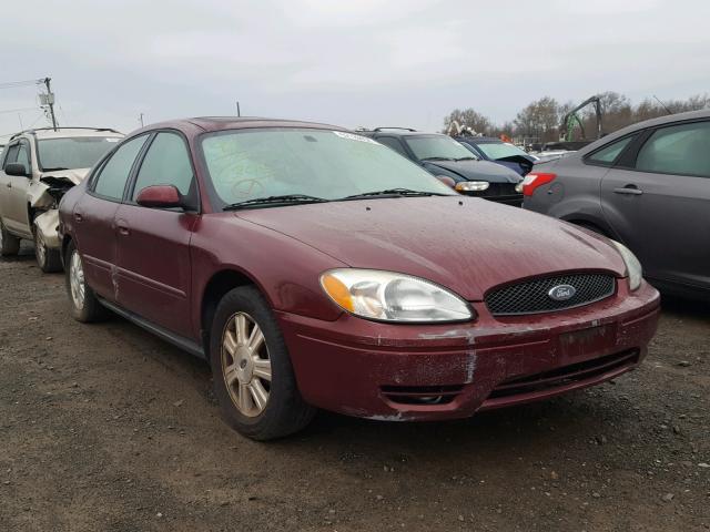 1FAFP56235A277633 - 2005 FORD TAURUS SEL MAROON photo 1