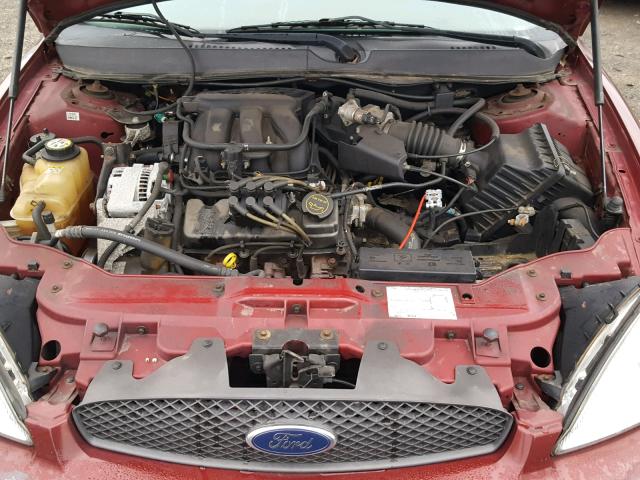 1FAFP56235A277633 - 2005 FORD TAURUS SEL MAROON photo 7