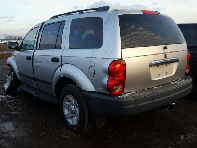 1D4HB38N55F571439 - 2005 DODGE DURANGO ST SILVER photo 3