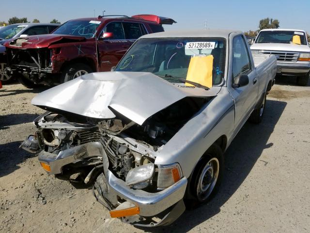 JT4RN81P0M5120568 - 1991 TOYOTA PICKUP 1/2 SILVER photo 2