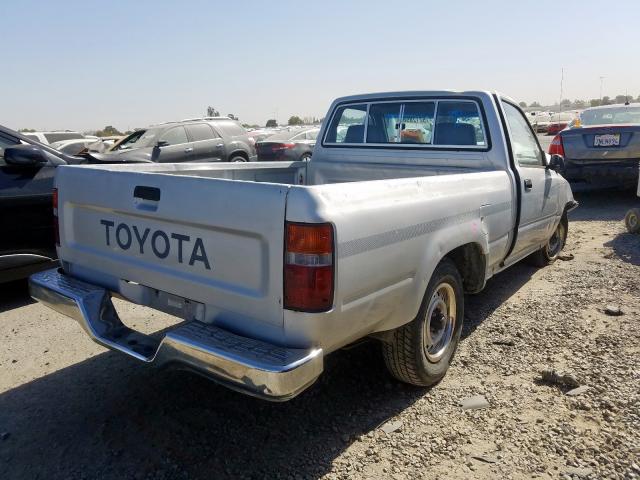 JT4RN81P0M5120568 - 1991 TOYOTA PICKUP 1/2 SILVER photo 4