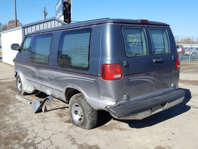 2B6HB11Y8YK121784 - 2000 DODGE RAM VAN B1 GREEN photo 3