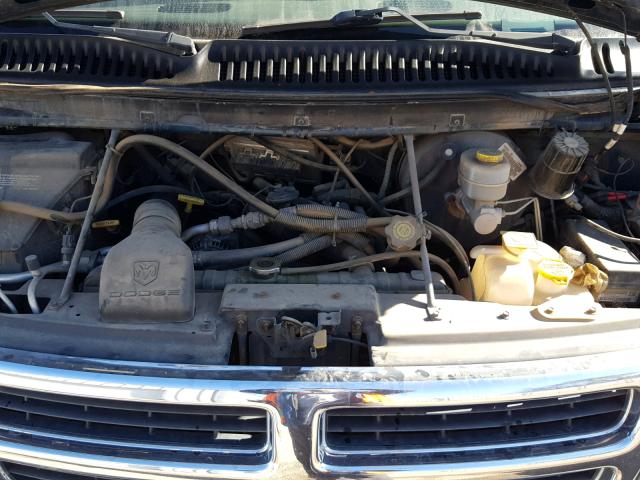 2B6HB11Y8YK121784 - 2000 DODGE RAM VAN B1 GREEN photo 7