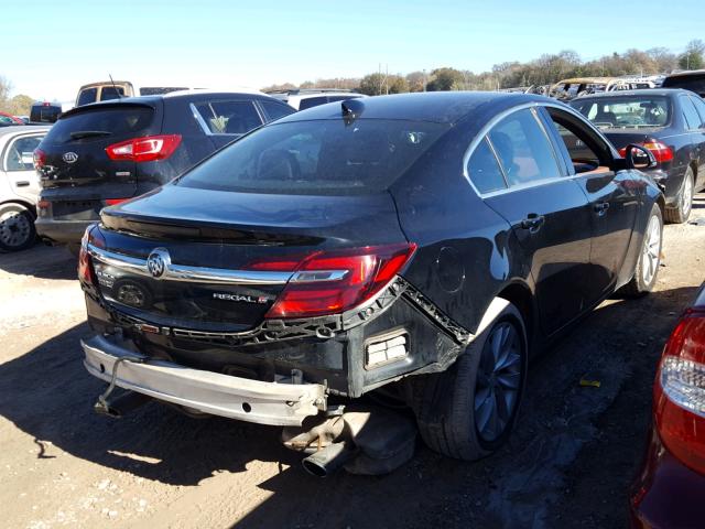 2G4GN5EX9F9158401 - 2015 BUICK REGAL PREM BLACK photo 4