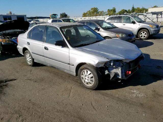 2HGEJ6627VH587803 - 1997 HONDA CIVIC DX SILVER photo 1