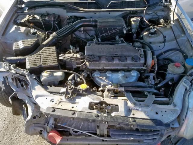 2HGEJ6627VH587803 - 1997 HONDA CIVIC DX SILVER photo 7