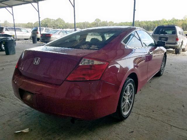 1HGCS12308A022107 - 2008 HONDA ACCORD LX- RED photo 4