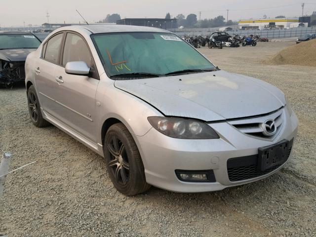 JM1BK323481180262 - 2008 MAZDA 3 S SILVER photo 1