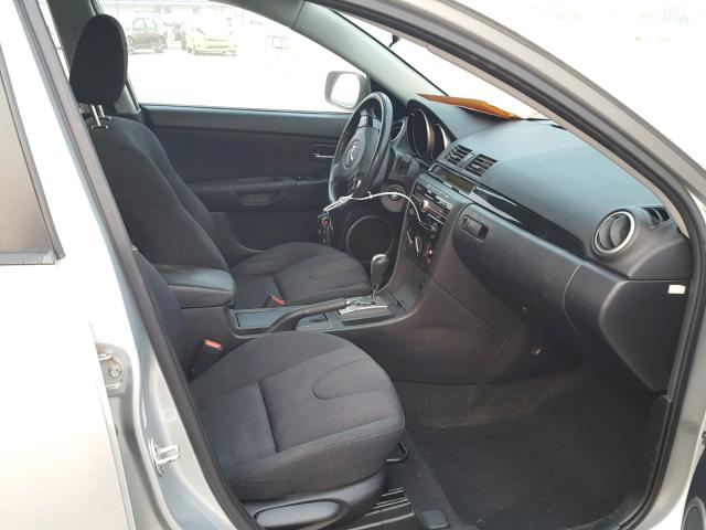 JM1BK323481180262 - 2008 MAZDA 3 S SILVER photo 5