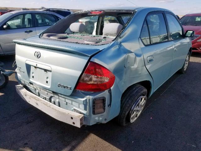 JT2BK12U310009522 - 2001 TOYOTA PRIUS BLUE photo 4