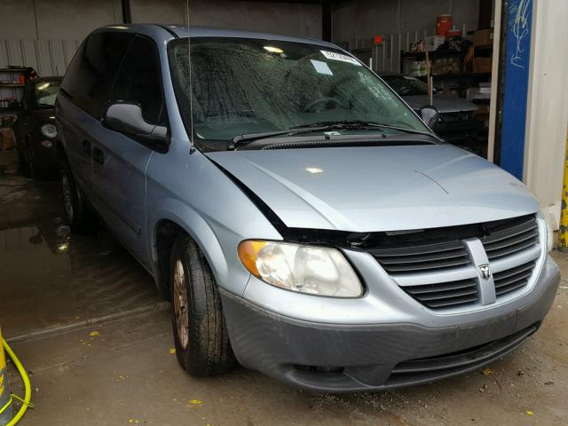 1D4GP25B66B620433 - 2006 DODGE CARAVAN SE BLUE photo 1