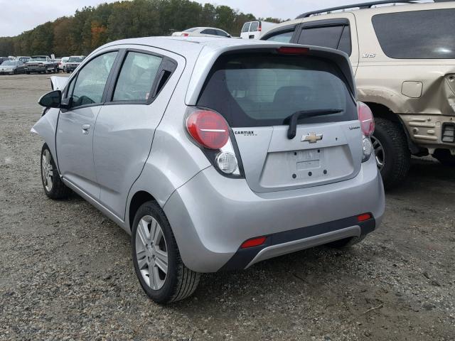 KL8CD6S93FC731750 - 2015 CHEVROLET SPARK 1LT SILVER photo 3