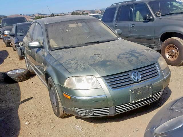 WVWRH63B33P435235 - 2003 VOLKSWAGEN PASSAT GLX GREEN photo 1