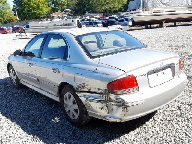 KMHWF25S75A177348 - 2005 HYUNDAI SONATA GL SILVER photo 3