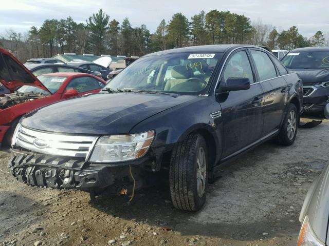 1FAHP27W48G165014 - 2008 FORD TAURUS SEL BLUE photo 2