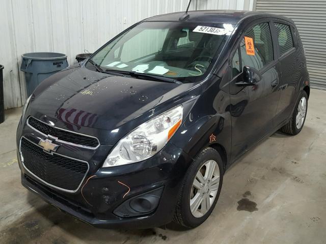 KL8CA6S98EC543815 - 2014 CHEVROLET SPARK LS BLACK photo 2