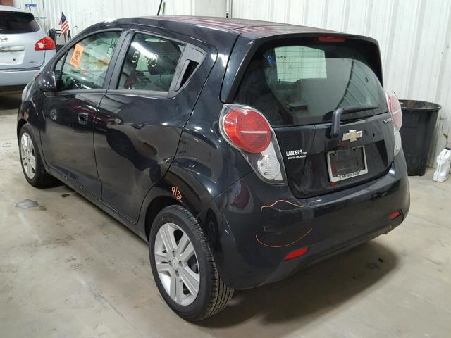 KL8CA6S98EC543815 - 2014 CHEVROLET SPARK LS BLACK photo 3