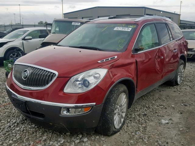 5GAKRCED8CJ212673 - 2012 BUICK ENCLAVE RED photo 2