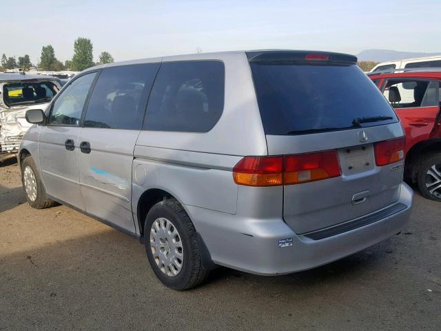 5FNRL18592B034267 - 2002 HONDA ODYSSEY LX SILVER photo 3