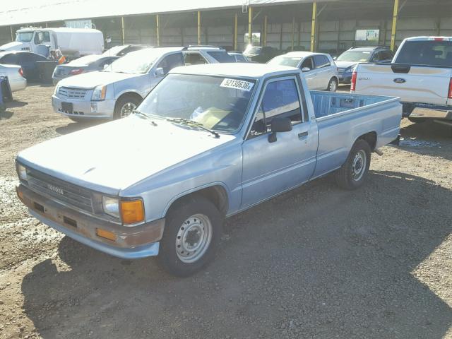 JT4RN55D8H0239129 - 1987 TOYOTA PICKUP 1/2 BLUE photo 2