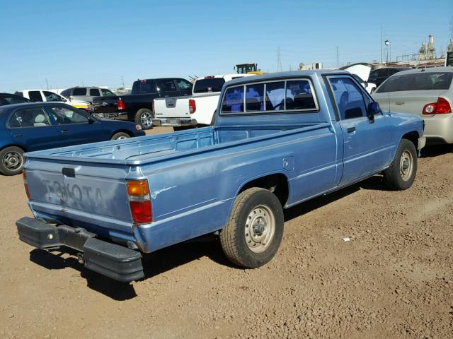 JT4RN55D8H0239129 - 1987 TOYOTA PICKUP 1/2 BLUE photo 4