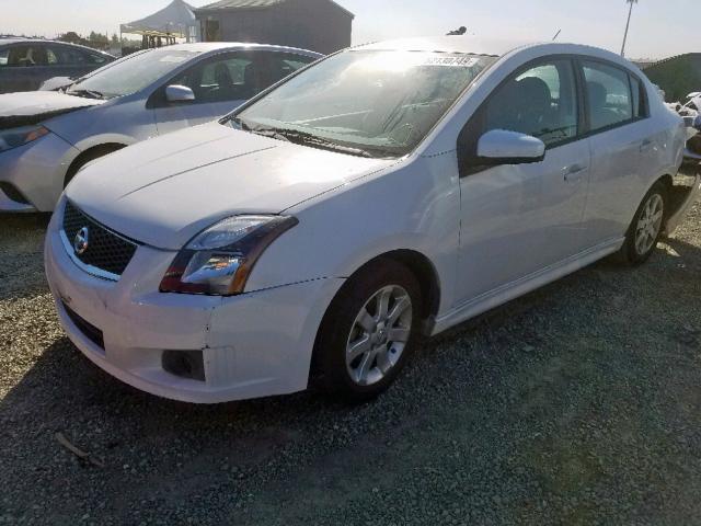 3N1AB6AP7AL632806 - 2010 NISSAN SENTRA 2.0 WHITE photo 2