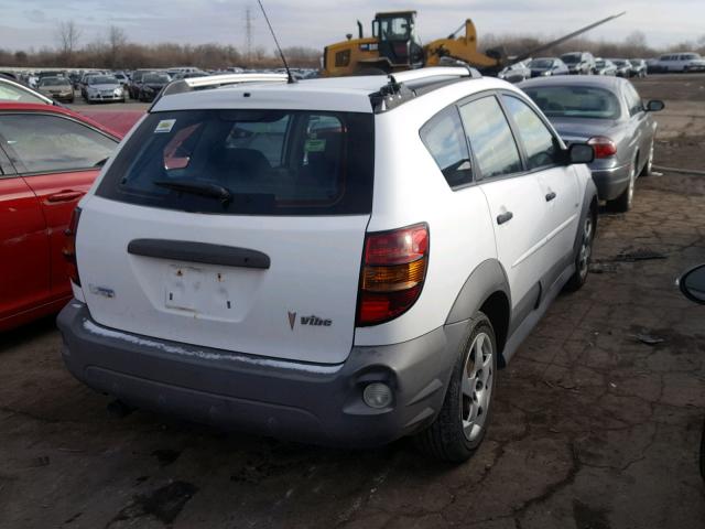 5Y2SL65876Z448340 - 2006 PONTIAC VIBE WHITE photo 4