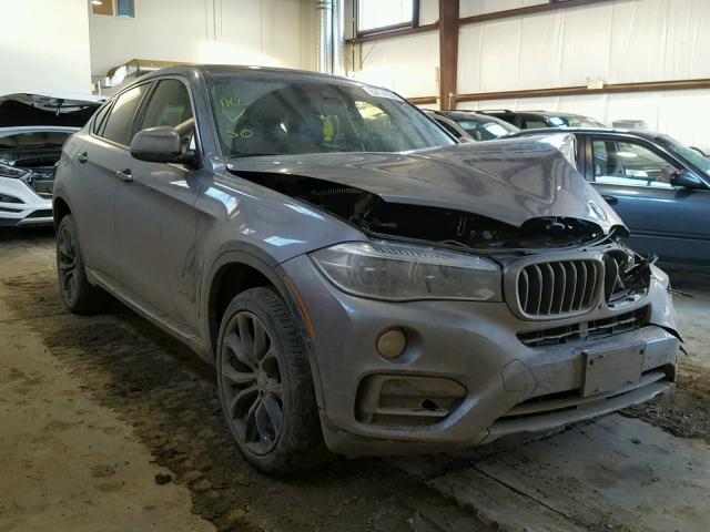 5UXKU2C57F0F96167 - 2015 BMW X6 XDRIVE3 GRAY photo 1