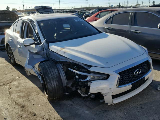 JN1EV7AP8JM366801 - 2018 INFINITI Q50 LUXE WHITE photo 1