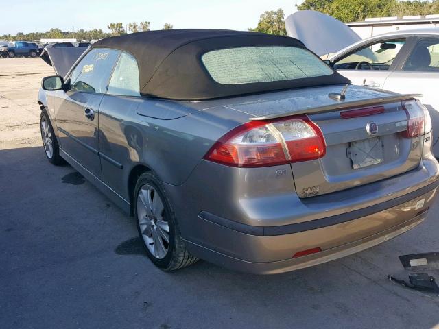 YS3FD79Y976109430 - 2007 SAAB 9-3 2.0T GRAY photo 3