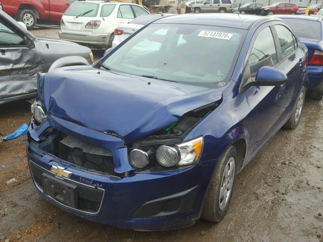 1G1JA5SH2D4159238 - 2013 CHEVROLET SONIC LS 蓝色 照片 2