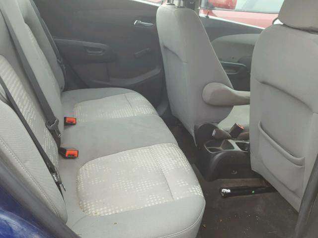 1G1JA5SH2D4159238 - 2013 CHEVROLET SONIC LS 蓝色 照片 6