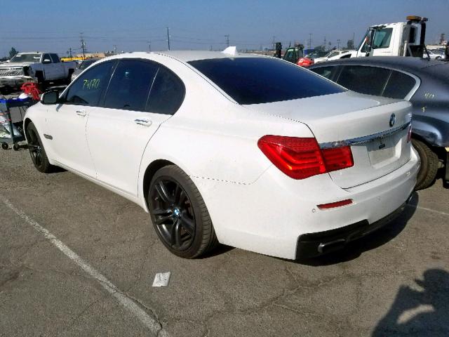 WBAKA8C51CDX01247 - 2012 BMW 750 I WHITE photo 3