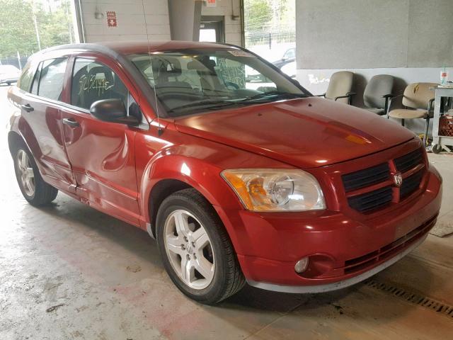 1B3HB48B37D388131 - 2007 DODGE CALIBER SX RED photo 1