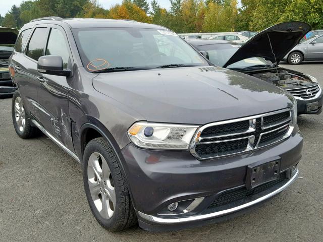 1C4RDJDG8EC507842 - 2014 DODGE DURANGO LI GRAY photo 1