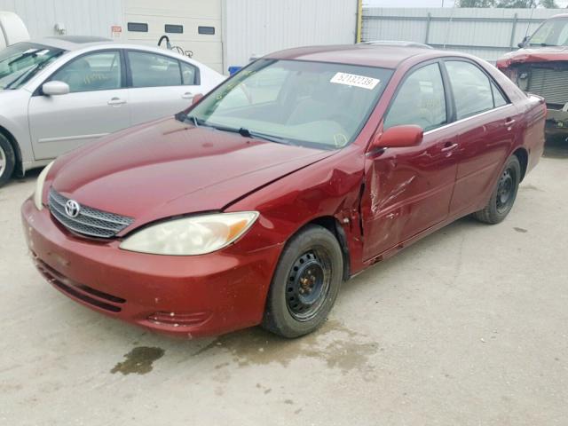 4T1BE32K53U207390 - 2003 TOYOTA CAMRY LE BURGUNDY photo 2