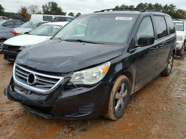 2V8HW34199R554859 - 2009 VOLKSWAGEN ROUTAN SE BLACK photo 2