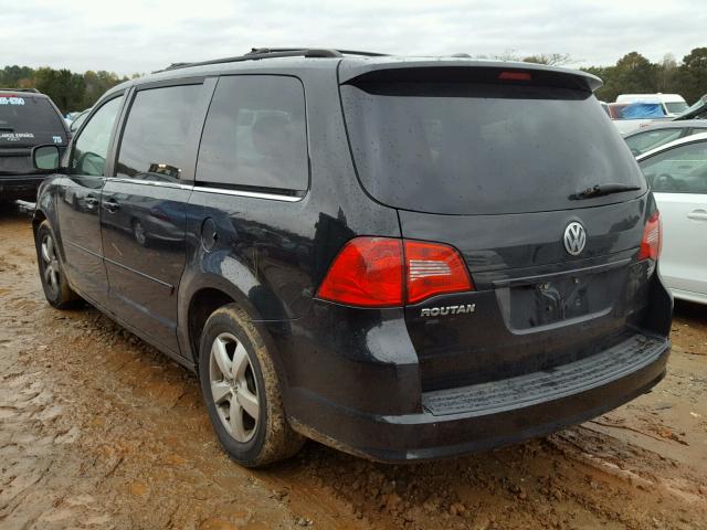 2V8HW34199R554859 - 2009 VOLKSWAGEN ROUTAN SE BLACK photo 3