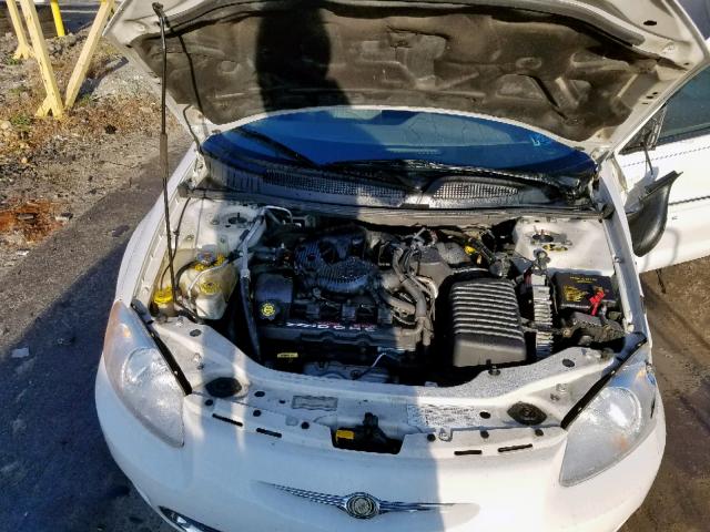 1C3EL46U51N516006 - 2001 CHRYSLER SEBRING LX WHITE photo 7