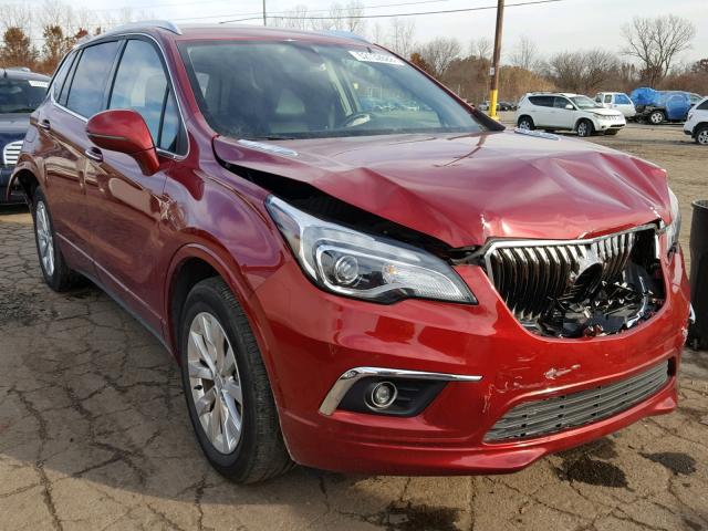 LRBFXBSA3HD154471 - 2017 BUICK ENVISION E BURGUNDY photo 1