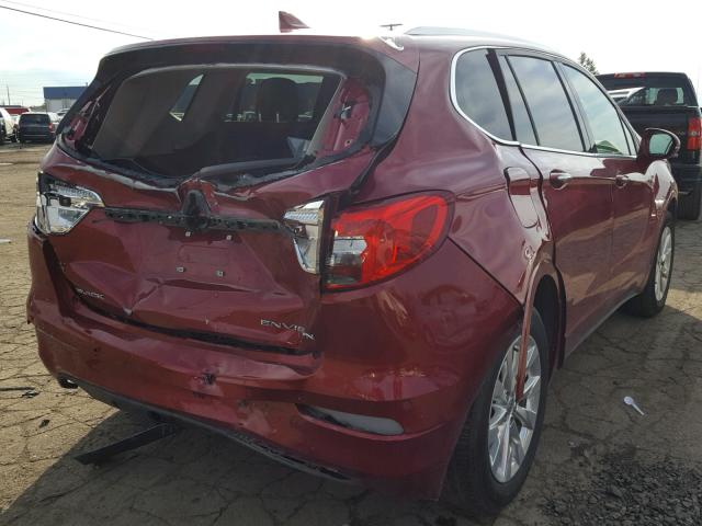 LRBFXBSA3HD154471 - 2017 BUICK ENVISION E BURGUNDY photo 4