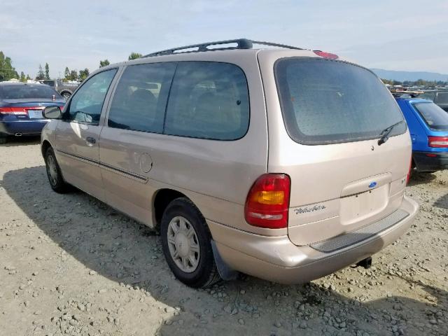 2FMDA5141WBB32541 - 1998 FORD WINDSTAR W BEIGE photo 3