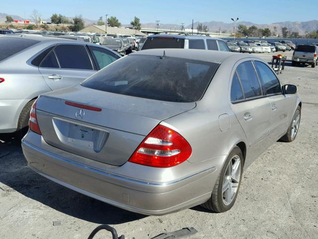 WDBUF56J36A810530 - 2006 MERCEDES-BENZ E 350 BEIGE photo 4