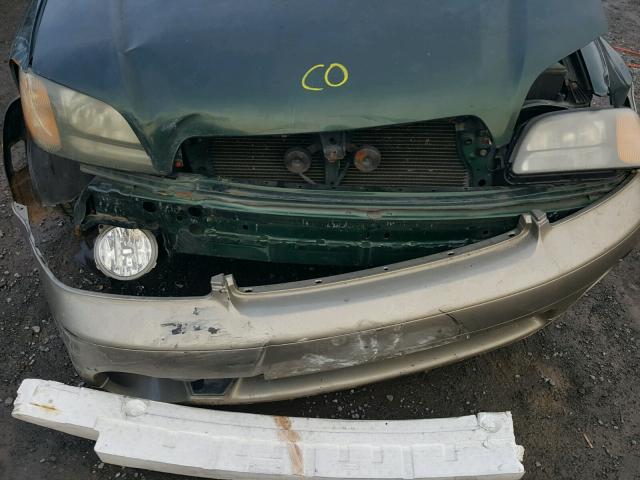 4S3BH665426666799 - 2002 SUBARU LEGACY OUT GREEN photo 9