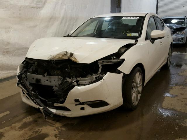 3MZBN1V73HM108981 - 2017 MAZDA 3 TOURING WHITE photo 2