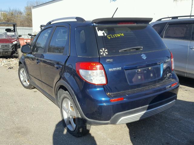 JS2YB417385103238 - 2008 SUZUKI SX4 TOURIN BLUE photo 3