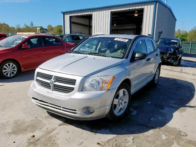 1B3HB48B37D304535 - 2007 DODGE CALIBER SX SILVER photo 2