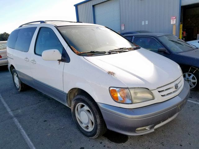 4T3ZF13C01U331627 - 2001 TOYOTA SIENNA LE WHITE photo 1