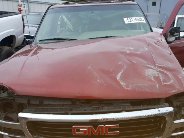 1GKEC13Z13J279782 - 2003 GMC YUKON RED photo 7